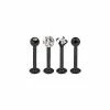 Cheapest π Black and Silvertone CZ Labret Lip Ring 4 Pack - 16 Gauge β 1 Cheapest π Black and Silvertone CZ Labret Lip Ring 4 Pack - 16 Gauge β -Playboy Shop 03514965 a