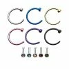 Best reviews of 😀 Multi-Pack Colored Hoop Nose Rings and CZ Bone Nose Rings 12 Pack - 20 Gauge 🧨 -Playboy Shop 03516077 a