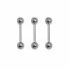 Budget β Silvertone Nipple Barbells 3 Pack - 14 Gauge βοΈ 1 Budget β Silvertone Nipple Barbells 3 Pack - 14 Gauge βοΈ -Playboy Shop 03516168 a