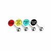 Flash Sale 👏 Multi-Pack Horny AF Barbells 4 Pack - 14 Gauge 🤩 -Playboy Shop 03518016 a