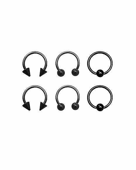 Cheap π Multi-Pack Ombre Captive Rings and Horseshoe Rings 3 Pair - 16 Gauge π 4 Cheap π Multi-Pack Ombre Captive Rings and Horseshoe Rings 3 Pair - 16 Gauge π - Image 2