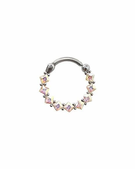 Best Pirce βοΈ CZ Hinged Septum Ring - 16 Gauge π― 3 Best Pirce βοΈ CZ Hinged Septum Ring - 16 Gauge π―