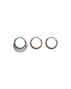 Brand new 😍 Multi-Pack Colored Layered Hinged Septum Rings 3 Pack - 16 Gauge 🎁