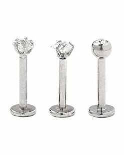 Best Sale β Multi-Pack CZ Star Labret Lip Rings 3 Pack - 16 Gauge π― 7 Best Sale β Multi-Pack CZ Star Labret Lip Rings 3 Pack - 16 Gauge π― -Playboy Shop 03535176 b