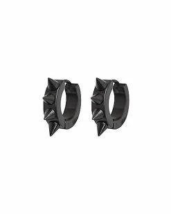 Flash Sale 🛒 Spiked Huggie Hoop Earrings - 18 Gauge ✨