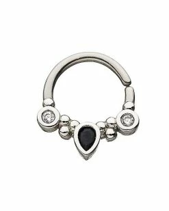 Best reviews of 🎁 Teardrop CZ Septum Ring - 16 Gauge 😉