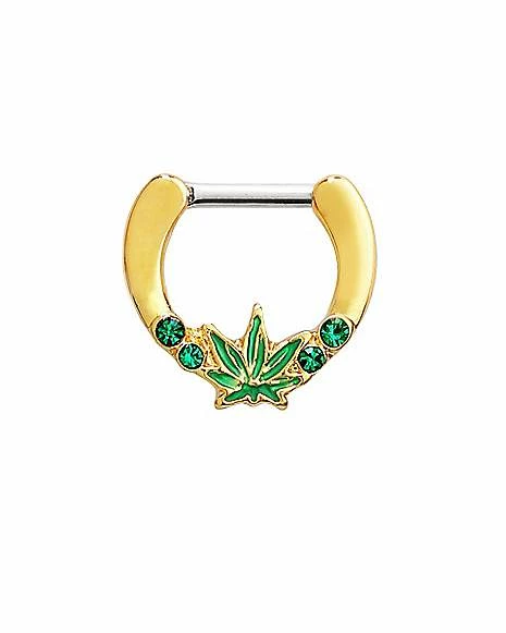 Deals π Goldtone CZ Leaf Clicker Septum Ring - 16 Gauge π₯° 3 Deals π Goldtone CZ Leaf Clicker Septum Ring - 16 Gauge π₯°