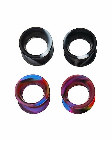 Best Sale β€οΈ Multi-Pack Multi-Color Silicone Tunnel Plugs - 2 Pair π 2 Best Sale β€οΈ Multi-Pack Multi-Color Silicone Tunnel Plugs - 2 Pair π