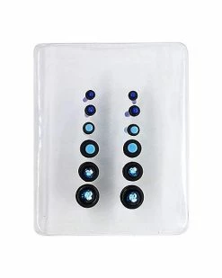 New 🛒 Multi-Pack CZ Colored Plug Set - 6 Pair 🧨