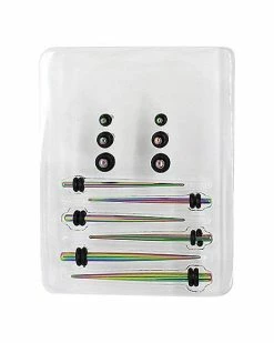 Best deal 🎁 Multi-Pack Rainbow Taper and Plug Set - 6 Pair 👏
