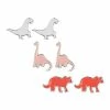 Hot Sale 😍 Pink and Green Dinosaur Studs - 3 pack 🤩 -Playboy Shop 03554854 a