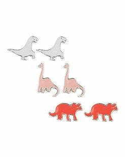 Hot Sale 😍 Pink and Green Dinosaur Studs - 3 pack 🤩