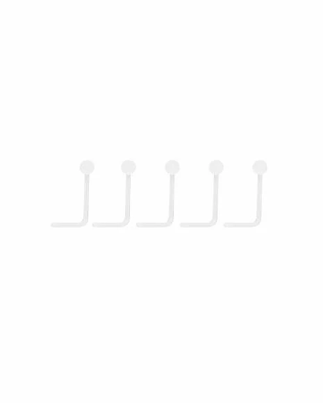Best deal ✔️ Clear Nose Stud Retainer - 5 Pack ✨ 4 Best deal ✔️ Clear Nose Stud Retainer - 5 Pack ✨ - Image 2