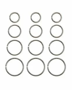 Coupon ❤️ Multi-Pack Hoop Nose Rings - 12 Pack 🤩 10 Coupon ❤️ Multi-Pack Hoop Nose Rings - 12 Pack 🤩 -Playboy Shop 03559473 a