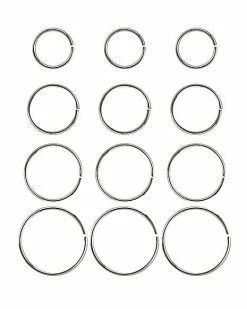 Coupon ❤️ Multi-Pack Hoop Nose Rings - 12 Pack 🤩 12 Coupon ❤️ Multi-Pack Hoop Nose Rings - 12 Pack 🤩 -Playboy Shop 03559481 a