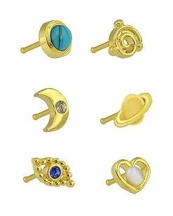 Outlet ✨ Celestial Nose Bone Studs - 6 Pack ✨ -Playboy Shop 03559556 b