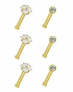 Cheap β CZ Stud Nose Rings - 6 Pack π€© 10 Cheap β CZ Stud Nose Rings - 6 Pack π€© -Playboy Shop 03559572 a
