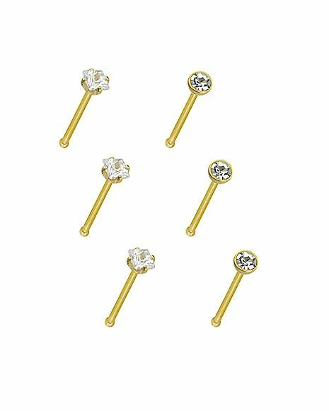 Cheap β CZ Stud Nose Rings - 6 Pack π€© 7 Cheap β CZ Stud Nose Rings - 6 Pack π€© - Image 5