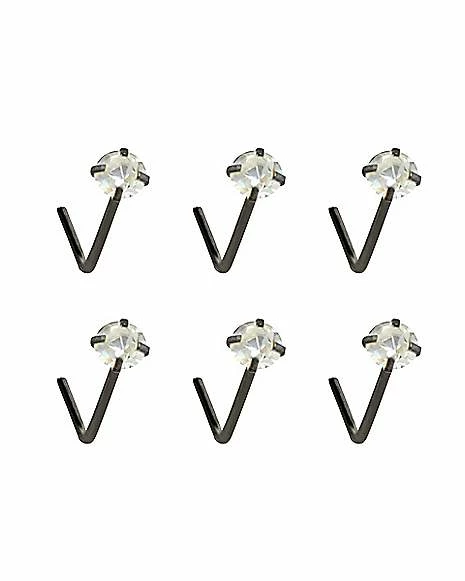 Buy π₯° Multi-Pack CZ L-Bend Nose Rings - 6 Pack π 7 Buy π₯° Multi-Pack CZ L-Bend Nose Rings - 6 Pack π - Image 5