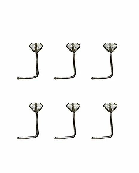Buy π₯° Multi-Pack CZ L-Bend Nose Rings - 6 Pack π 8 Buy π₯° Multi-Pack CZ L-Bend Nose Rings - 6 Pack π - Image 6