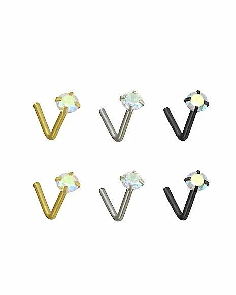Buy π₯ Multi-Pack Gem L-Bend Nose Rings - 6 Pack β 5 Buy π₯ Multi-Pack Gem L-Bend Nose Rings - 6 Pack β - Image 3