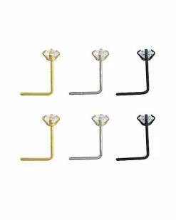 Buy π₯ Multi-Pack Gem L-Bend Nose Rings - 6 Pack β 13 Buy π₯ Multi-Pack Gem L-Bend Nose Rings - 6 Pack β -Playboy Shop 03559648 b