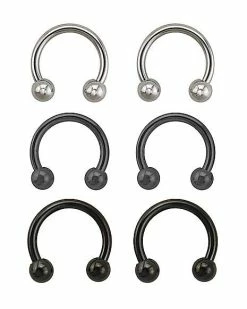 Outlet 🔔 Horseshoe Rings - 6 Pack ⭐ -Playboy Shop 03559770 a