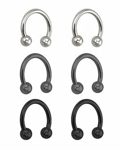 Outlet 🔔 Horseshoe Rings - 6 Pack ⭐ -Playboy Shop 03559770 b