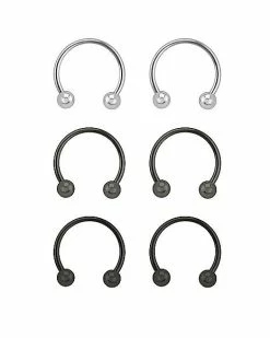 Outlet 🔔 Horseshoe Rings - 6 Pack ⭐ -Playboy Shop 03559788 a