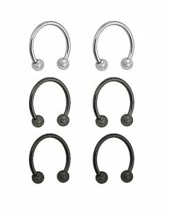 Outlet 🔔 Horseshoe Rings - 6 Pack ⭐ -Playboy Shop 03559788 b