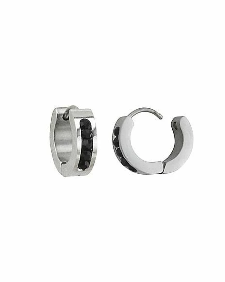 Brand new π Black CZ Huggie Earrings - 18 Gauge βοΈ 3 Brand new π Black CZ Huggie Earrings - 18 Gauge βοΈ