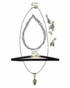 Best deal 😍 Multi-Pack Choker Necklaces With Charms ⭐