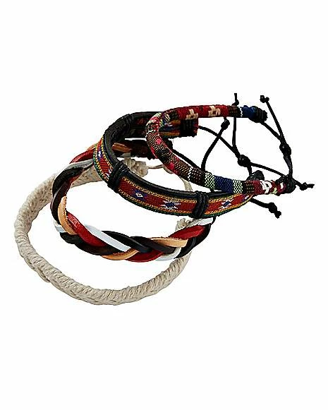 Deals π Multi-Pack Threaded Rope Bracelets - 4 Pack π― 3 Deals π Multi-Pack Threaded Rope Bracelets - 4 Pack π―