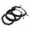 Discount π₯° Multi-Pack Black Threaded and Beaded Bracelets - 3 Pack β 1 Discount π₯° Multi-Pack Black Threaded and Beaded Bracelets - 3 Pack β -Playboy Shop 03569555 a