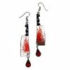 Cheap 🤩 Bloody Hatchet Dangle Earrings - 18 Gauge 💯 -Playboy Shop 03570470 a