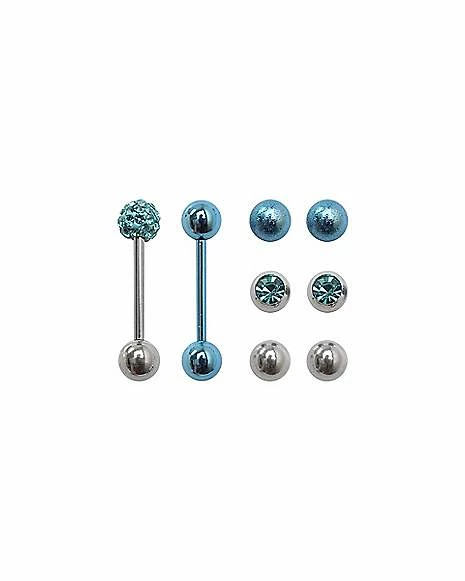 Cheap π Multi-Pack CZ Barbells with Extra Balls 2 Pack - 14 Gauge βοΈ 3 Cheap π Multi-Pack CZ Barbells with Extra Balls 2 Pack - 14 Gauge βοΈ