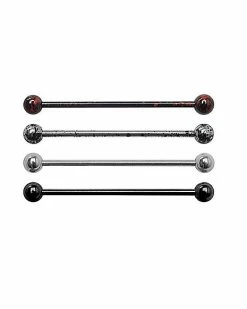 Discount 👍 Multi-Pack Splatter Industrial Barbells 4 Pack - 14 Gauge 🛒