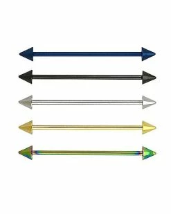 Hot Sale 😉 Multi-Pack Spiked Industrial Barbells 5 Pack - 14 Gauge ✔️
