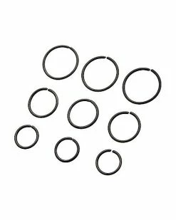 Flash Sale π€© Multi-Pack Black Cartilage Earrings 9 Pack - 20 Gauge β¨ 5 Flash Sale π€© Multi-Pack Black Cartilage Earrings 9 Pack - 20 Gauge β¨ -Playboy Shop 03572831 b