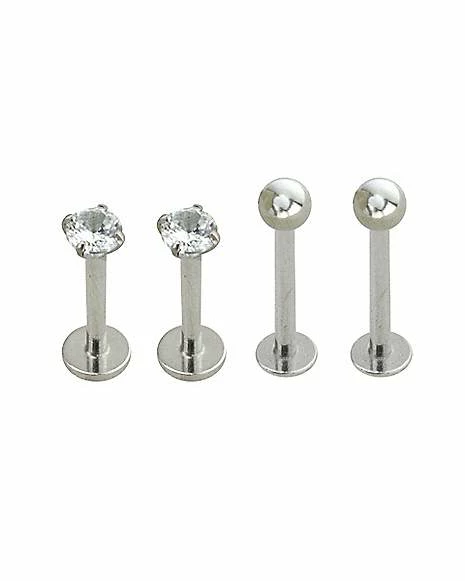 Best reviews of π Multi-Pack CZ Labret Lip Rings 4 Pack - 16 Gauge π₯° 3 Best reviews of π Multi-Pack CZ Labret Lip Rings 4 Pack - 16 Gauge π₯°