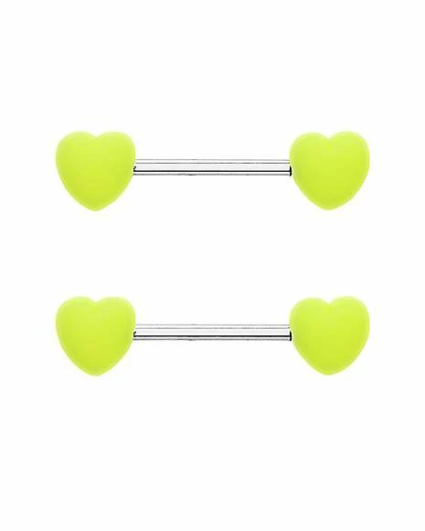 Deals β Yellow Heart Nipple Barbells - 14 Gauge π₯ 3 Deals β Yellow Heart Nipple Barbells - 14 Gauge π₯