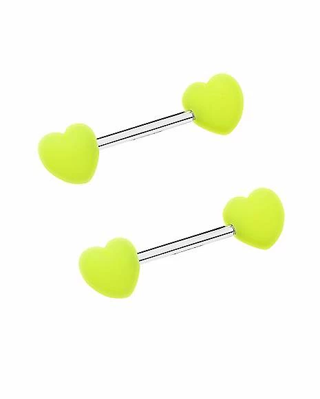 Deals β Yellow Heart Nipple Barbells - 14 Gauge π₯ 4 Deals β Yellow Heart Nipple Barbells - 14 Gauge π₯ - Image 2