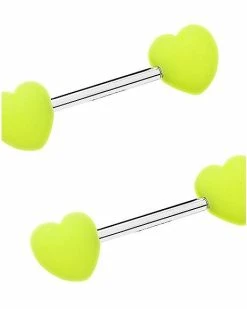 Deals β Yellow Heart Nipple Barbells - 14 Gauge π₯ 8 Deals β Yellow Heart Nipple Barbells - 14 Gauge π₯ -Playboy Shop 03573656 c