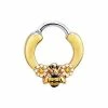 Brand new π₯ Goldtone Bumble Bee Daisy Clicker Septum Ring - 16 Gauge π 1 Brand new π₯ Goldtone Bumble Bee Daisy Clicker Septum Ring - 16 Gauge π -Playboy Shop 03573714 a