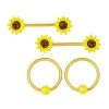 Coupon π Multi-Pack Sunflower Nipple Barbells and Nipple Rings 2 Pair - 14 Gauge β 1 Coupon π Multi-Pack Sunflower Nipple Barbells and Nipple Rings 2 Pair - 14 Gauge β -Playboy Shop 03574381 a