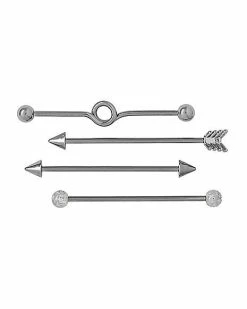 Brand new 👏 Multi-Pack Glitter Arrow Industrial Barbells 4 Pack - 14 Gauge 🥰