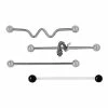 Budget π Multi-Pack Snake Industrial Barbells 4 Pack - 14 Gauge π 2 Budget π Multi-Pack Snake Industrial Barbells 4 Pack - 14 Gauge π -Playboy Shop 03575842 a