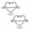Deals 😉 Heart Snake Titanium Nipple Shields - 14 Gauge 🛒 2 Deals 😉 Heart Snake Titanium Nipple Shields - 14 Gauge 🛒 -Playboy Shop 03576113 a