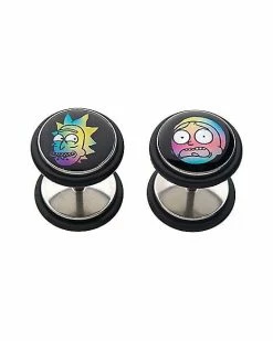 Best Sale 🔥 Rick and Morty Fake Plugs - 18 Gauge 🛒 -Playboy Shop 03592193 c