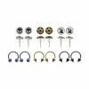 Brand new π Multi-Pack Stud Earrings and Horseshoe Rings 6 Pair - 18 Gauge 𧨠1 Brand new π Multi-Pack Stud Earrings and Horseshoe Rings 6 Pair - 18 Gauge 𧨠-Playboy Shop 03599826 a